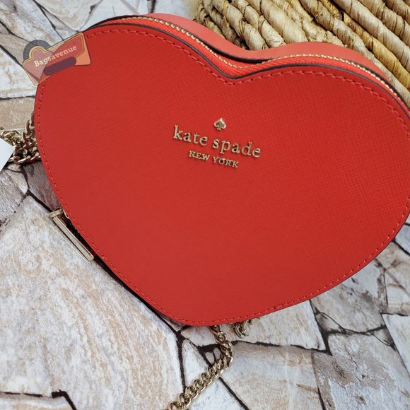 #bagsavenue fast ship  Cherry Pepper Red Love Shack Mini valentine kate spade - Picture 5 of 8